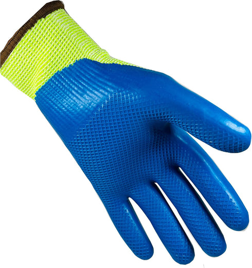 Cut Series 634 Cut Resistant ExaGrip Coated Palm Work Gloves in Size L...