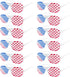 American Flag USA Patriotic Design Plastic Shutter Glasses Shades Sunglasses Eyewear for Party Props, Decoration (12 Pairs)...