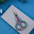 2-Pack Embroidery Scissors Kit with Covers - Cute Cut-Out Design Handles, Sharp Tips for Precise Cutting - Ideal for Craft, Sewing, and More...
