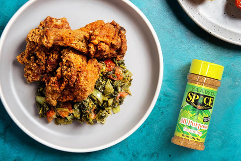 Yaawd Spice - Authentic jamaican Gourmet All Purpose Seasoning, Carribean Dry Rub Powder 8oz For Chicken, Pork, Seafood, Beef, Vegetables & More| ...