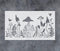 GSS Designs Flower Mushroom Stencils for Painting on Walls Wood Furniture Canvas Paper Fabric 8x16Inch Wildflower Stencils for Nursery Decor Fores...