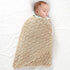mimixiong Neutral Baby Blanket Knitted Cellular Receiving Crib Nursery Swaddling Blanket for Boys and Girls Camel 40x30 Inch...