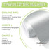 TECKWRAP Shimmer Vinyl Glitter Adhesive Craft Vinyl,1ftx5ft,Shining Silver...
