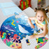 22.8 inch Jumbo Floor Puzzle for Kids Under The Sea Large Floor Puzzle Underwater World Round Puzzles for Toddler Children 4-6 Years Ocean Theme D...