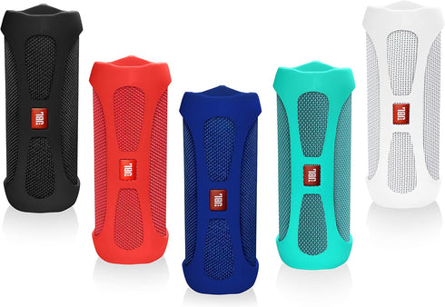 Silicone Cover Skin for JBL Flip 4 Waterproof Portable Bluetooth Speaker, by Alltravel, Portable Full Protection Solution, Customized Skin with Co...