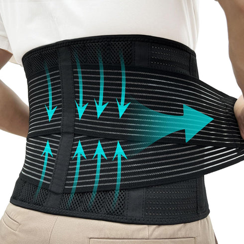 Back Brace for Women and Men, Back Support Belt for Lifting at Work, Back Stretcher for Lower back Pain Relief, Scoliosis, Sciatica,Herniated Disc...