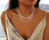 CHESKY Silver Necklace for Women,925 Sterling Silver Chain Necklace Layered Herringbone Rope Paperclip Chain Necklaces for Women Silver Jewelry fo...