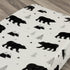 Organic Baby Changing Pad Cover - Muslin Fitted Changing Pad Cover for Boys - Soft and Breathable, Baby Bear Woodland, 16”x32”...