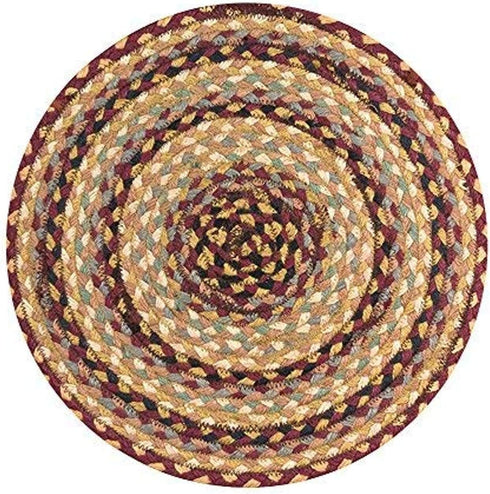 Earth Rugs chairpad, 15.5", Burgundy/Gray/Crème...