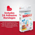 BioSwiss Bandages, Mermaid Shaped Self Adhesive Bandage, Latex Free Sterile Wound Care, Fun First Aid Kit Supplies for Kids, 24 Count...
