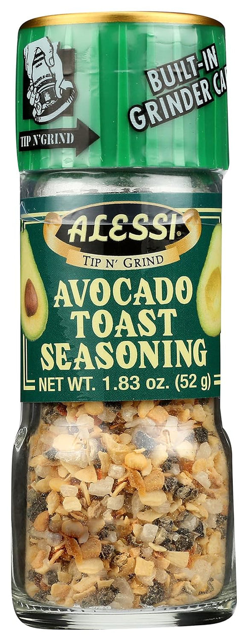 Alessi Seasoning Avocado Toast, 1.83 Oz (Pack of 6)...