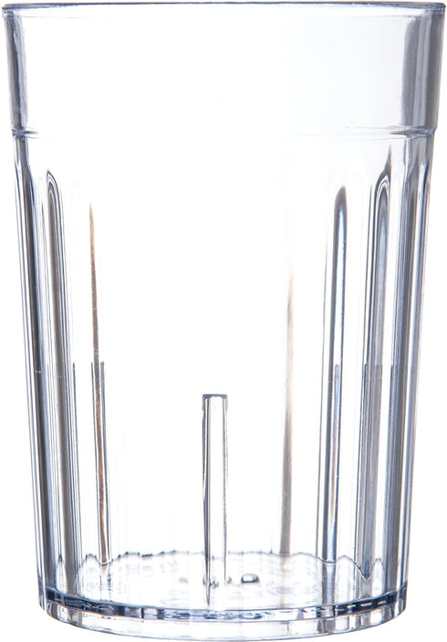 Carlisle FoodService Products Bistro Tumbler Plastic Tumbler for Restaurants, Catering, Kitchens, Plastic, 10.2 Ounces, Clear...