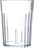 Carlisle FoodService Products Bistro Tumbler Plastic Tumbler for Restaurants, Catering, Kitchens, Plastic, 10.2 Ounces, Clear...