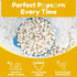 POPCO Popcorn Popper Microwave Collapsible - Large Microwave Popcorn Maker with Handles - Dishwasher Safe Silicone Pop Corn Bowl - Ideal for Quick...