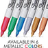 SHARPIE 39109PP Metallic Permanent Markers, Fine Point, Silver, 4 Count (Pack of 2)...