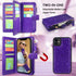 Harryshell Detachable Magnetic Zipper Wallet Leather Case Cash Pocket with Card Slots Holder Wrist Strap for iPhone 11 6.1 inch 2019 Floral Flower...