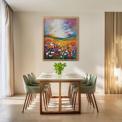 Posterizer 1 pcs-floral- plants design for nature lovers-oil painting style 8-Floral & Botanical Art-Landscape & Nature Art-Decor for Home & Offic...