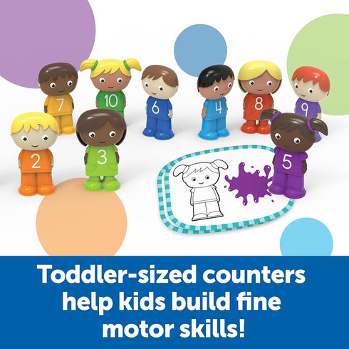Learning Resources Skill Builders! Toddler 1-10 Counting Kids, Educational Toys for 18 Month Olds, Toddler Activities, Color Teaching Toys,Back to...