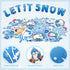 Winter Bulletin Board Decorations for Classroom, Christmas Winter Classroom Decorations with Snowflake Snowman Penguin Cutouts for School Home Cha...