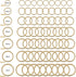 1370Pcs Gold Open Jump Rings 3/4/5/6/8/10 mm Crafts Jump Rings Kit Small and Large DIY Open Jump Ring Hoops for Jewelry Making Keychains and Neckl...