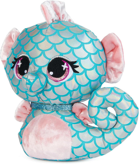 GUND P.Lushes Designer Fashion Pets Mel Dives Premium Seahorse Stuffed Animal, Pink and Teal, 6”...