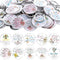 50 Pcs Bible Verse Keychain Bulk Inspirational Christian Quotes Keychain Religious Church Bible Cross Acrylic Floral Key Ring Gift for Mom Women T...