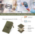 RFID Blocking Wallets for Women, Large Capacity Soft Leather Womens Small Wallet with Wrist Strap (Olive Green)...