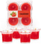 HYOOLA Clear Cup Scented Votive Candles - Strawberry - 12 Hour Burn Time - 4 Pack - European Made...