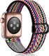 Stretchy Nylon Solo Loop Compatible with Apple Watch Band 40mm 41mm 38mm 42mm 44mm 45mm 46mm 49mm, Adjustable Elastic Braided Straps for iWatch Se...