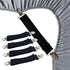 Sheet Straps Bed Sheet Keeper Holder for Corners Sheet Stays Suspender Clips Fitted Sheet Holder Clips Garters Fasteners Mattress Clamps...