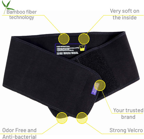 Everyday Medical Broken Rib Brace for Men and Women - Bamboo Charcoal Rib Support Compression Brace - accelerates The Healing of Cracked, Dislocat...