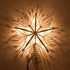 Kurt Adler 10-Light Capiz and Wire Snowflake Christmas Treetop, 10-Inch, Silver...
