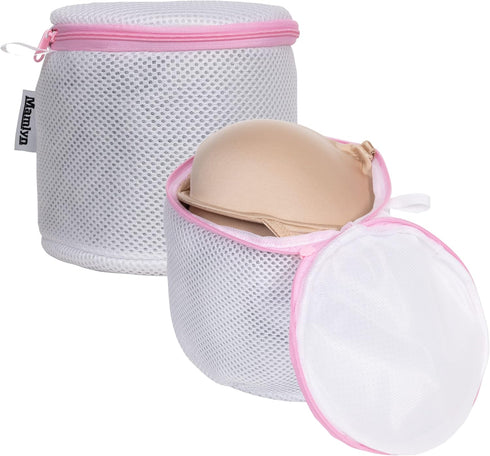 Mesh Bra Bags for Washing Machine, Lingerie wash Bags for Laundry (set of 2)...