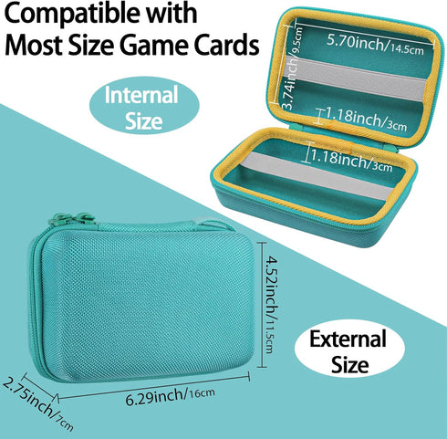 Aenllosi Storgae Card Case for UNO Card Game,Hard Case Capacity Max for 300 Cards(Case Only,Light Green)...
