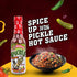 KICKIN' Spicy Pickle Hot Sauce - 5 oz - Premium Gourmet Jalapeno Hot Sauce for Chicken Wings and Burgers–Perfect Stocking Stuffers or Christmas Gi...