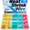 180Pcs Heat Shrink Wire Connectors Kit - Waterproof Marine Automotive Battery Electrical Crimp Terminals Set, Ring Fork Spade Butt Splices...