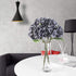 Jim's Cabin Artificial Flowers Silk Hydrangea Flowers with 5 Big Heads Fake Flower Bunch Bouquet for Home Wedding Party Decor DIY(Gray)...