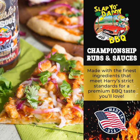 Slap Yo’ Daddy BBQ Sauce, Carolina Tangy - Vinegar-Based Dipping and Barbecue Sauce from Chef Harry Soo for Grilled Chicken, Ribs, Steaks, Pork, a...
