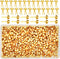 EuTengHao 700Pcs Brass Fasteners Scrapbooking Brads Round Head Brass Plated Fasteners for Craft Art Crafting School Decorative Scrapbooking DIY Su...