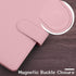 Antner A6 PU Leather Notebook Binder Refillable 6 Ring Budget Binder for A6 Filler Paper, Loose Leaf Personal Planner Binder Cover with Magnetic B...