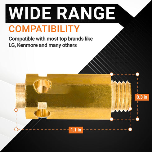 Lifetime Warranty 383EEL3002D Dryer LP Gas Conversion Kit Replacement Part by BlueStars - Exact Fit for LG & Kenmore Dryers - Natural Gas to Liquid Propane - Replaces AP5204371 PS3522300 - PACK OF 3