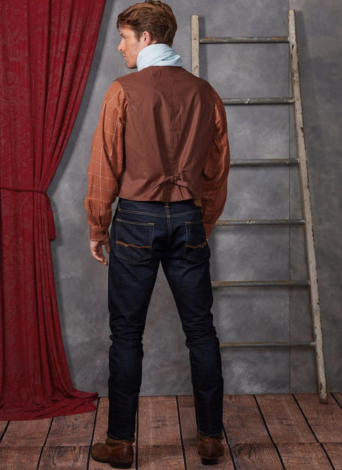 McCall's Men's Old West Costume Sewing Pattern Packet, Design Code M8399, Sizes 34-36-38-40-42...