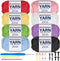 WSICSE 8x50g Beginner Crochet Yarn, Cotton Yarn for Crocheting Easy-to-See Stitches Chunky Thick Soft Yarn for Beginners Crocheting Kit Gifts......