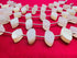 1 Strand White Druzy 9 Pcs Beads Size 12x6mm Marquoise Shape Cut Smooth Beads for Jewellery Making, Beading & Craft Supplies KCRAFTS-RK_k82...