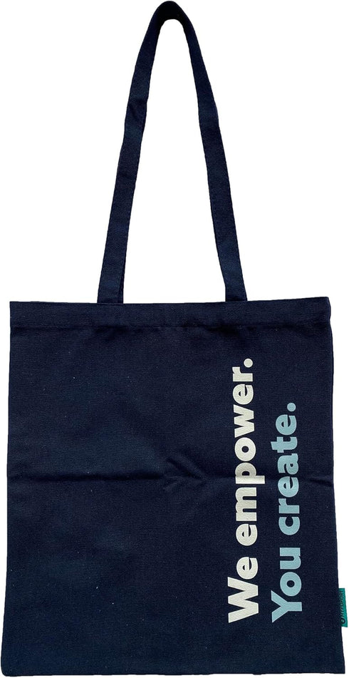 Dark blue canvas tote bag, shoulder bag, cotton shopping bag, casual simple large capacity, light commuting bag,popular multifunctional...
