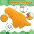 24 Pcs Mini Chicken Dinosaur Nuggets Keychain Bulk Plush Chicken Dino Nugget Keychain Party Favors Stuffed Dinosaur Toy Keychain for Kids Gifts Bi...