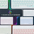Backlit Bluetooth Keyboard Small Portable External Wireless Keyboard Cordless Rechargeable Illuminated for Android Tablet Cell Phone Smartphone iP...