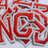 104 Pieces Iron on Letter Patches,bfuee Red Letter Patches Alphabet Embroidered Patch A-Z,for Hats Shirts Jeans Bags Red...