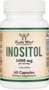 Inositol Capsules (Myo Inositol) 1000mg Health Support for Women (60 Count)(No Fillers, Vegan Safe, Gluten Free) by Double Wood...