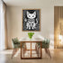 Posterizer 1 pcs- black and white cute little gothic kitten-Gothic Art-Art for Animal Lovers- Living Room Bedroom Decor- unframed wall art...